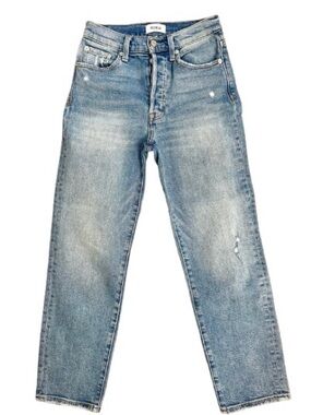 PISTOLA Charlie High Rise Straight Jeans Spruce Blue Wash Size 24